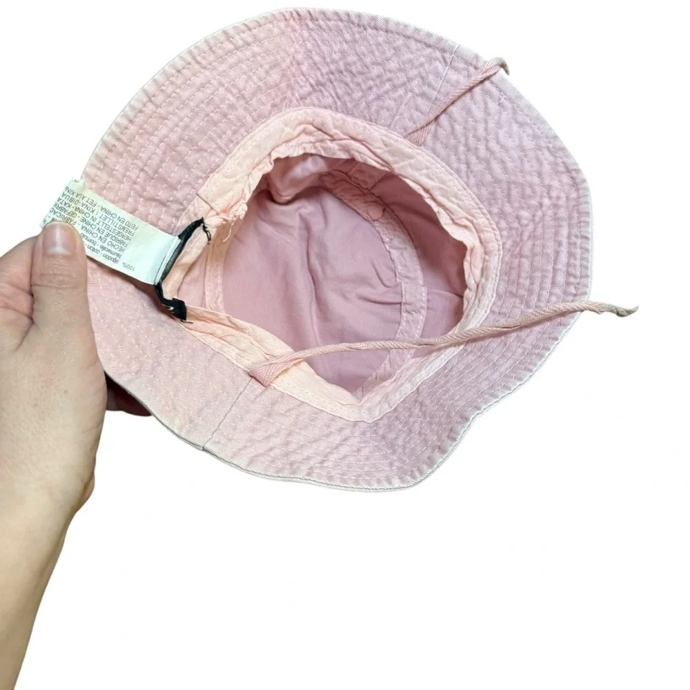 ZARA Baby Pink Cotton Bucket Hat Sun Hat One Size